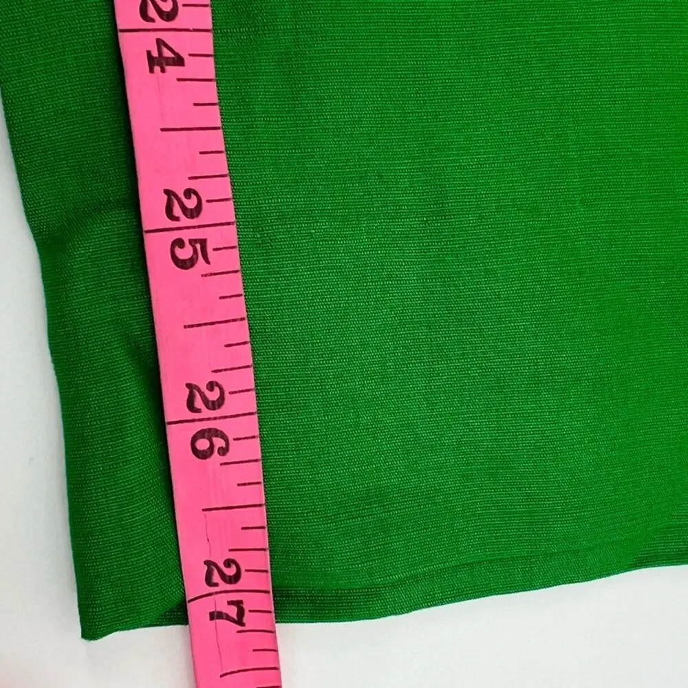 NWT COS wide leg linen blend trousers green sz‎ 2
